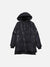 Personalized Diagonal Zipper Winter Coat - Anagoc