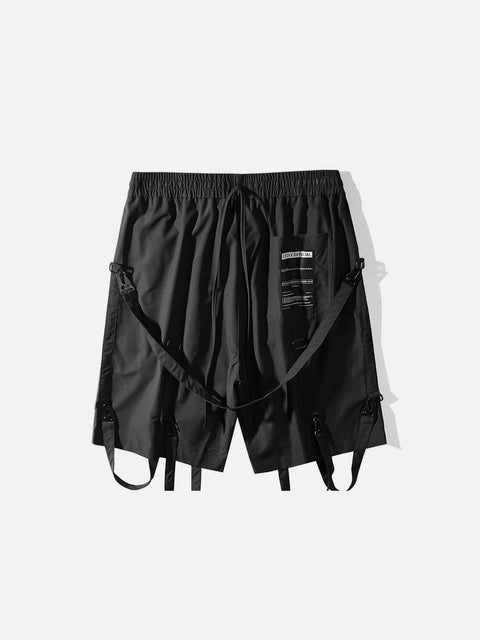 Functional Ribbons Nylon Shorts - Anagoc