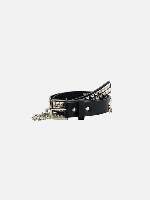 Punk Personalized Chain Rivet Decoration Belt - Anagoc