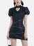 Dark Personality Zipper Dress - Anagoc