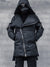 Personalized Diagonal Zipper Winter Coat - Anagoc