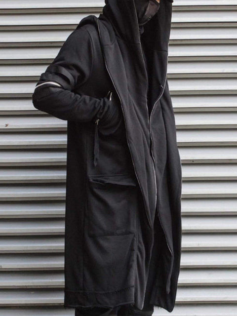 Dark Wizard Cloak Double Hooded Coat - Anagoc