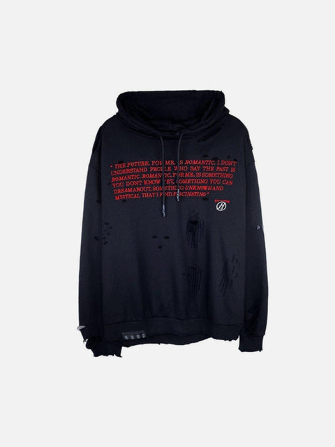 Silhouette Avatar Print Hoodie - Anagoc