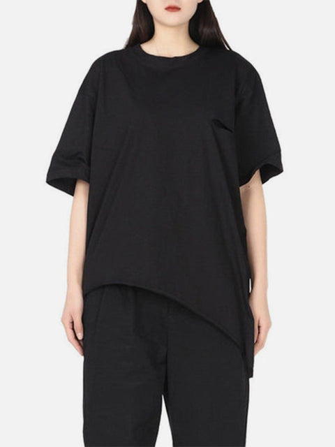 Hole Tilt Hem Tee - Anagoc