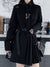 Dark Gothic Exposed Waist Skirt Suit - Anagoc