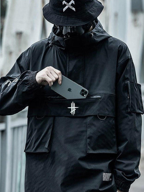 Techwear Functional Reflective Combat Jacket - Anagoc