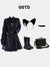 Dark Gothic Exposed Waist Skirt Suit - Anagoc