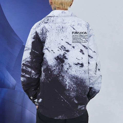 Full Gradient Splash Ink Jacket - Anagoc