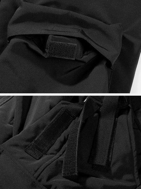 Stereoscopic Pocket Winter Coat