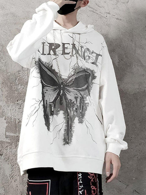 Dark Lightning Butterfly Chain Hoodie - Anagoc