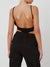 Solid Color Sexy Folds Jumpsuit - Anagoc