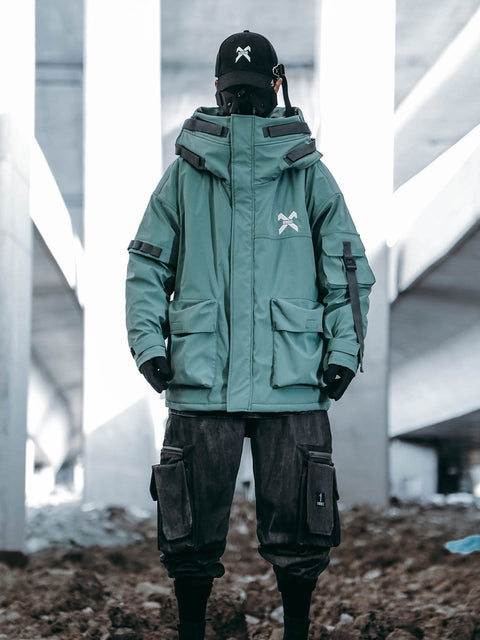 Stereoscopic Pocket Winter Coat