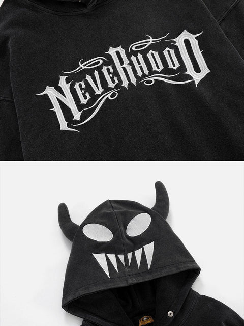 "Never Hood" Devil Hoodie - Anagoc