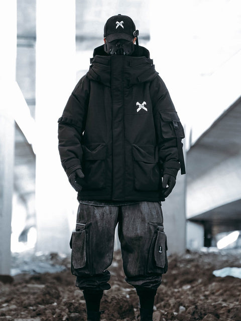 Stereoscopic Pocket Winter Coat