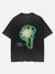 Virtual Character Washed Graphic Tee - Anagoc
