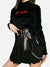 Fanny Pack Chain PU Skirt - Anagoc